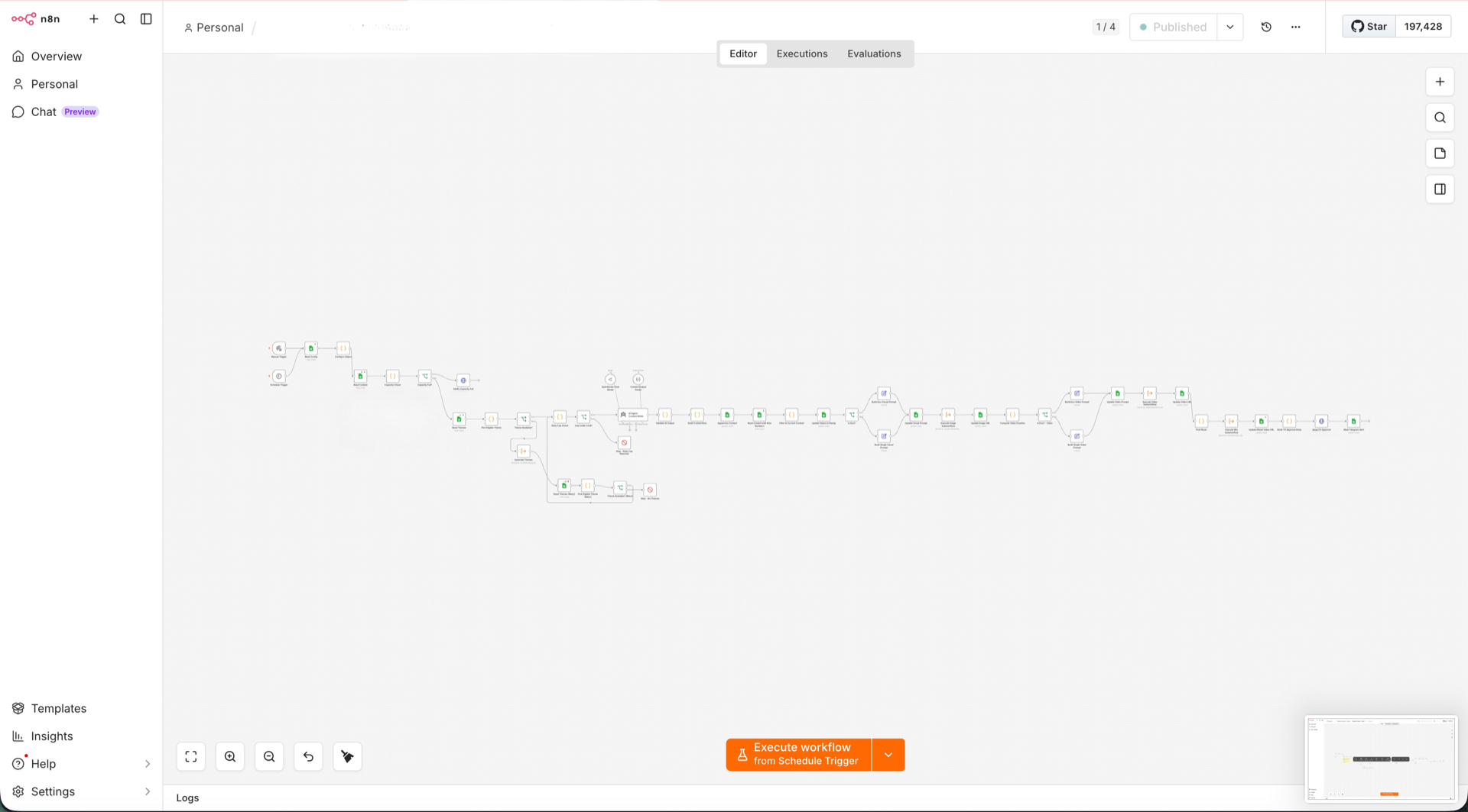 KI-Produktvideo-Generierungssystem n8n Workflow