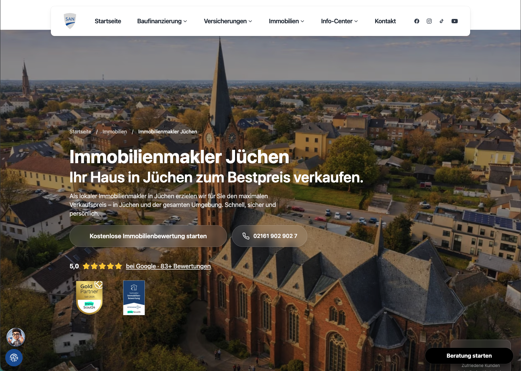 Local landing page: Property Valuation Mönchengladbach