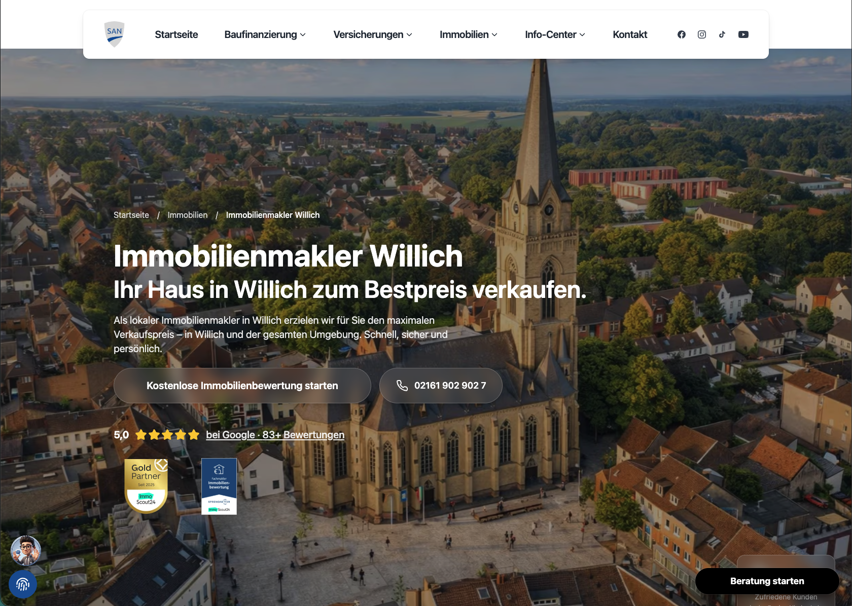 Local landing page: Real Estate Agent Jüchen