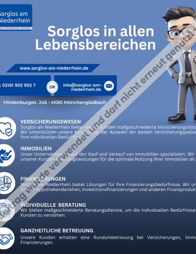 Unsere Social Media Marketing Arbeit haben wir für unseren Kunden in Mönchengladbach in den Bereichen Immobilienmakler & Baufinanzierung & Beratung durchgeführt.