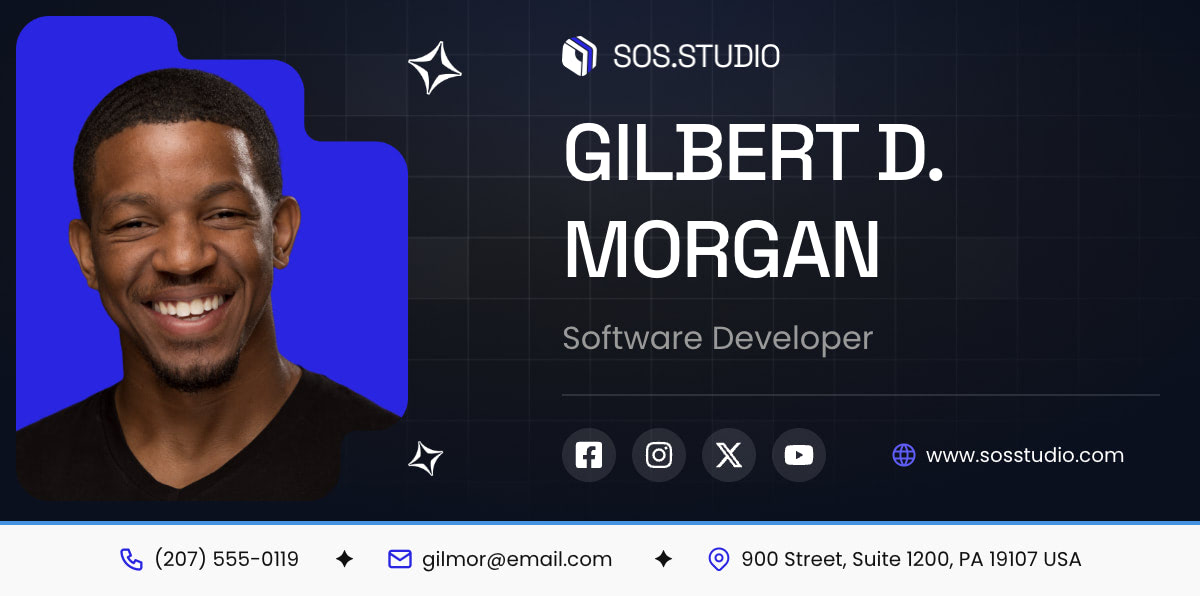 Modern Email Signature Template 4